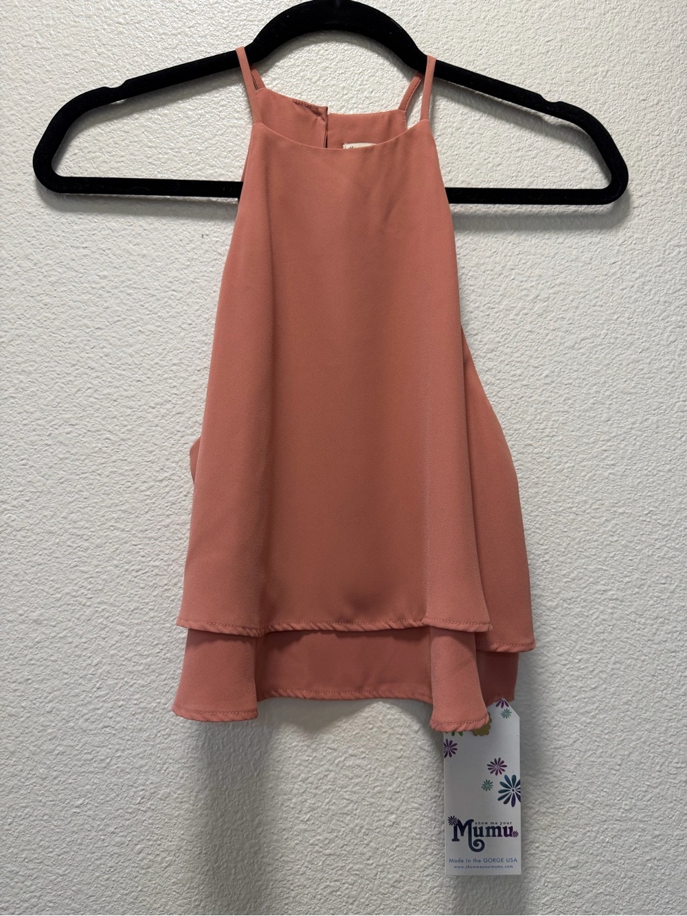 Show Me Your Mumu Evie Crop Top With Abalone Button - Perfect for beach!